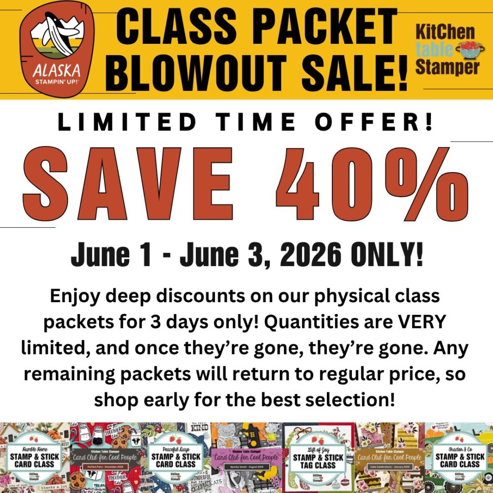 Class Packet BLOWOUT SALE Limited Quantity – While Supplies Last