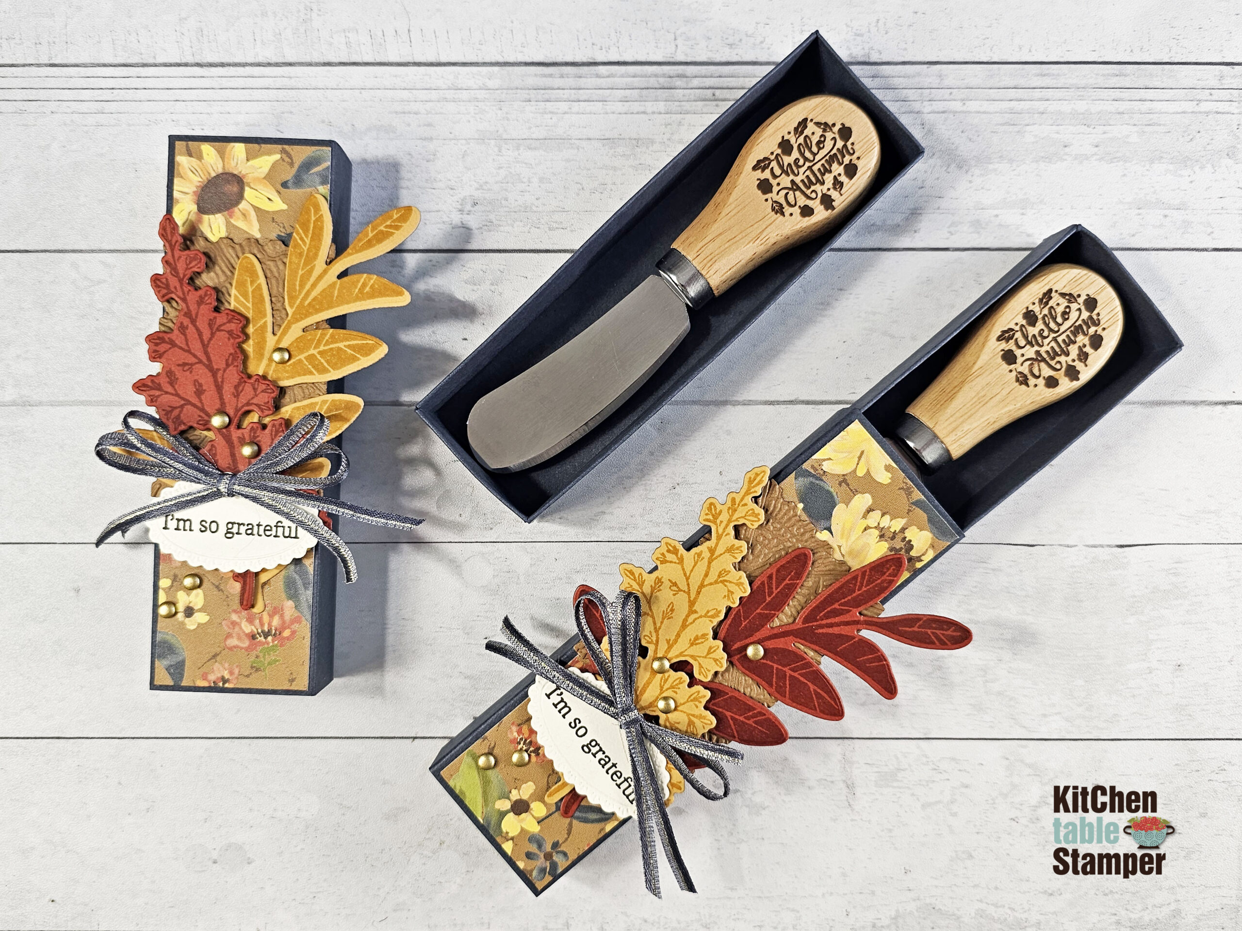 Fall Recipes Box Follow Me Through Fall Day 12 - Hostess Gift Slider Box for Thanksgiving